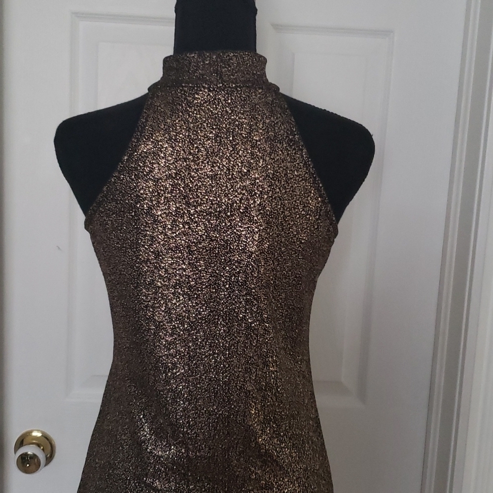 Nice shiny rosegold dress - Picture 3 of 4